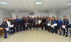 Alanya’da zabıta personeline verilen eğitim programı tamamlandı