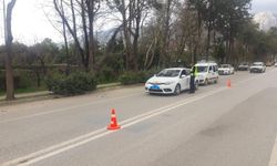 Alanya'da jandarmadan 18 araca trafikten men cezası