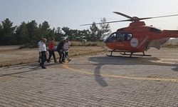 Alanya’da ambulans helikopter 14 yaşındaki çocuk için havalandı