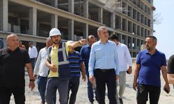 Tavlı, Payallar Devlet Hastanesi inşaatını inceledi