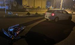 Alanya'da otomobil ile motosiklet çarpıştı: 1 yaralı!