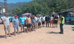 Alanya'da  safari araçları denetlenerek yolcular bilgilendirildi