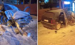 Alanya’da ağaca çarpan otomobil alev aldı: 1 ağır yaralı