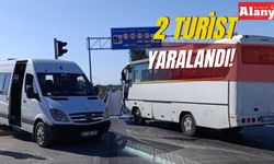 Alanya- Manavgat yolunda korkutan kaza!