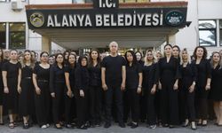 Alanya'da kadına şiddete 'siyah' tepki!