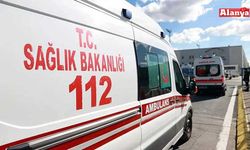 Alanya’da motosikletten düşen sürücü yaralandı
