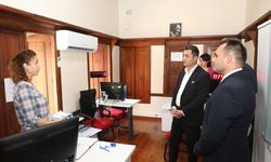 Kaymakam Öztürk’ten Göç İdaresi’ne ziyaret