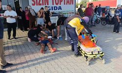 Alanya-Antalya D-400 Karayolu'nda sürücü  metrelerce savruldu