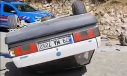 Alanya’da otomobil takla attı: 1 yaralı