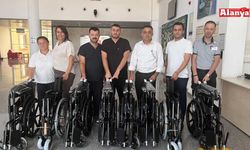 Hayırsever aileden 8 adet tekerlekli sandalye desteği