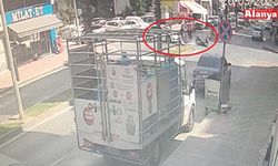 Otomobille çarpışan motosikletli yaralandı