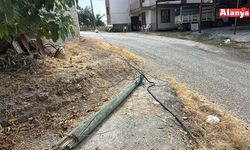 Akdam’da direk devrilince internet gitti