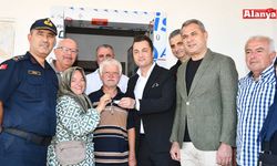 Alanya'da afetzedelere anahtarları teslim edildi
