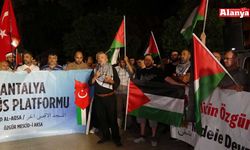 Antalya'da İsrail'in müdahalesine tepki
