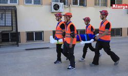 Deprem tahliye tatbikatı gerçekleştirildi