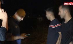 Balık tutmak için indiler, falezlerde mahsur kaldılar