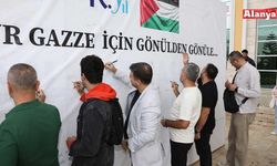 ALKÜ’de Gazze için destek sürüyor