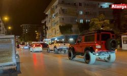 Alanya’da ‘Zulme off, Gazze’ye on’ konvoyu