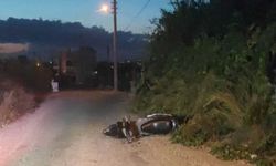 Manavgat'ta devrilen motosikletin 11 yaşındaki sürücüsü yaralandı