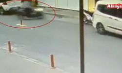 Kontrolden çıkan motosiklet duvara çarptı: 1 yaralı