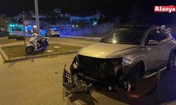 Motosikletle otomobil çarpıştı: 1 yaralı