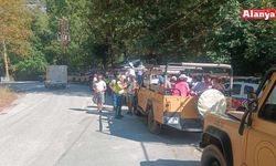 Alanya’da jandarmanın denetiminde safarilere ceza yağdı