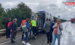 4 araçlı zincirleme kaza: 2 Alman turist yaralandı