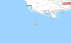 Akdeniz açıklarında 4 büyüklüğünde deprem