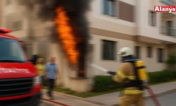 Alanya’da sitede çıkan yangında 6 kişi hastanelik oldu
