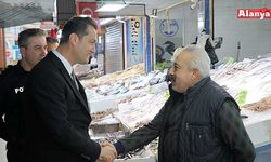 Alanya Kaymakamı Şakir Öner Öztürk’ten balık haline ziyaret
