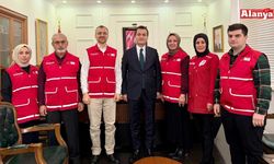 Alanya’daki kurum temsilcilerinden Kaymakam Öztürk’e ziyaret