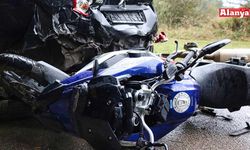Alanya’da motosiklet ile otomobil çarpıştı: 1 yaralı