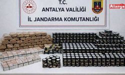 Alanya'da jandarmadan kaçak tütün operasyonu