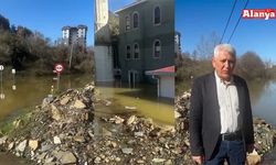 Alanya'daki o cami sular altında kaldı