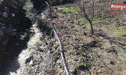 Alanya'da tarım alanları da zarar gördü
