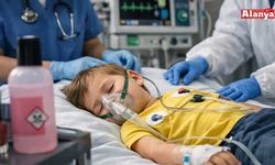 Alanya’da aseton içen çocuk hastanelik oldu