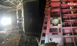 Alanya’da rezidansta çıkan yangın söndürüldü