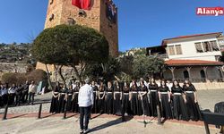 Alanya'da İstiklal Marşı coşkusu
