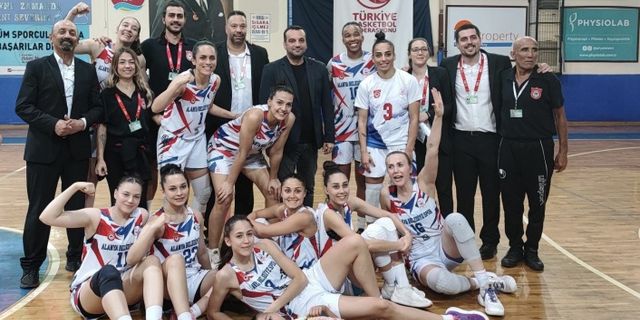 Alanya Belediyespor Kadın Basketbol Takımı finale yükseldi | VİDEO HABER