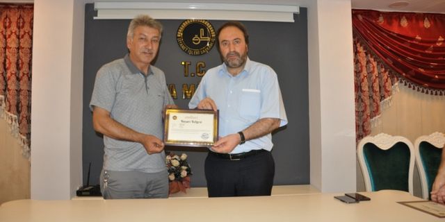Diyanet İşleri Başkanı Erbaş, Alanya’daki 23 personeli ödüllendirdi 