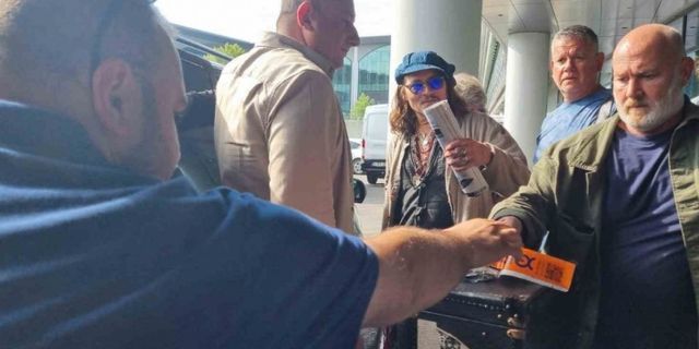 Johnny Depp İstanbul’a geldi