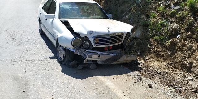 Alanya’da yayla yolunda kaza: 1 yaralı
