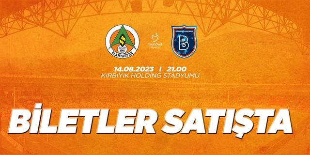 Alanyaspor-Başakşehir maç biletleri satışa çıktı