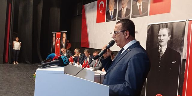 Mustafa Sünbül kongrede konuştu