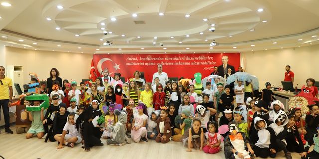 Çocuklardan 4 Ekim'de Alanya Belediyesi'ne anlamlı ziyaret