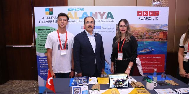 Alanya Üniversitesi, Türk Üniversiteleri Eğitim Fuarı’na katıldı