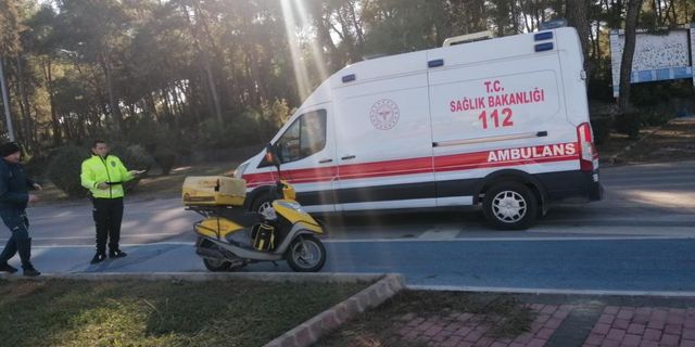 Alanya'nın komşusunda motosiklet kazası: 1 yaralı