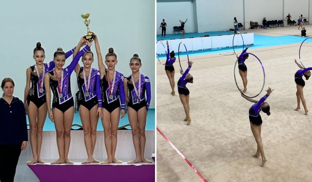 Alanya Toros Cimnastik, Antalya'da ikinci oldu