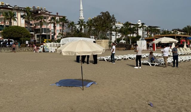 Alanya'da turist sahilde ölü bulundu