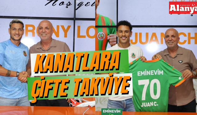 Alanyaspor iki kanat oyuncusunu renklerine bağladı